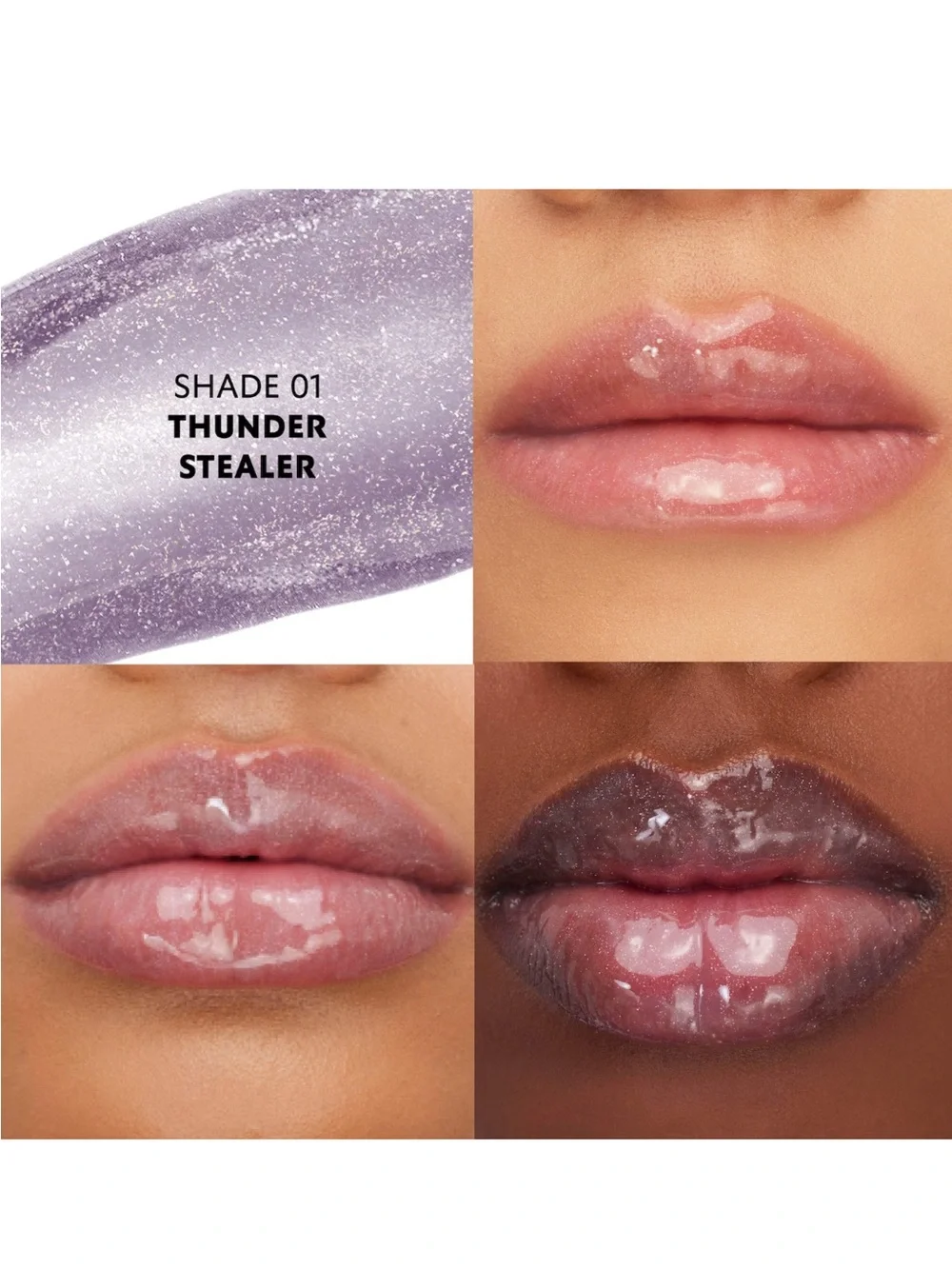 YSL Loveshine Plumping Lip Oil Gloss Color: 01 Thunder Stealer